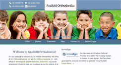 Desktop Screenshot of anzilottiortho.com